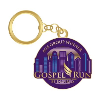 Gospel Run 2025 Age Group Winner Medal